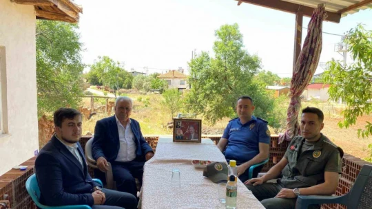 Kurban Bayramı'nda şehit aileleri unutulmadı