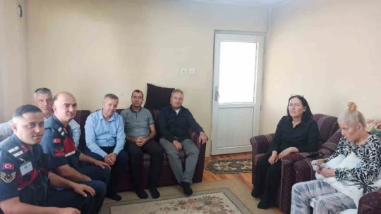 Kurban Bayramı'nda şehit aileleri unutulmadı