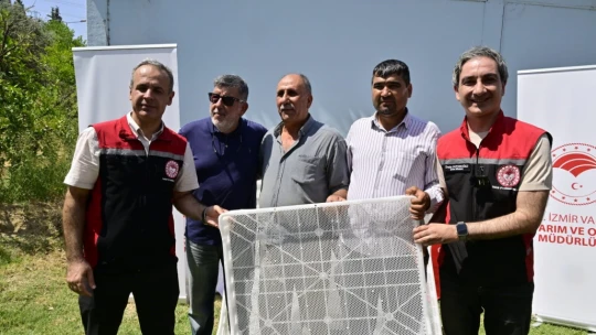 Kuru incir üretiminde aflatoksinle mücadele için üreticilere 19 bin kerevet dağıtıldı