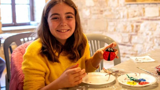 Kuşadalı öğrenciler yarıyıl tatilini öğrenerek ve eğlenerek geçiriyor