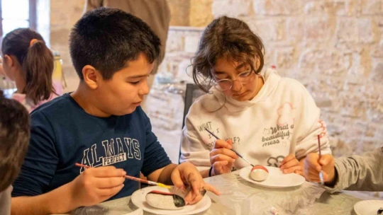 Kuşadalı öğrenciler yarıyıl tatilini öğrenerek ve eğlenerek geçiriyor
