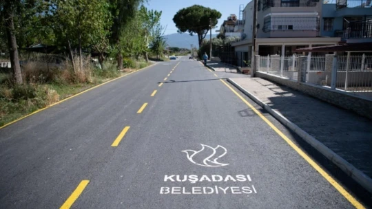 Kuşadası 2024 yılında 43 kilometre yeni yola kavuştu