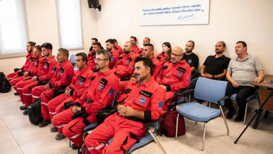Kuşadası arama kurtarma ekibi eğitimlerini tamamladı