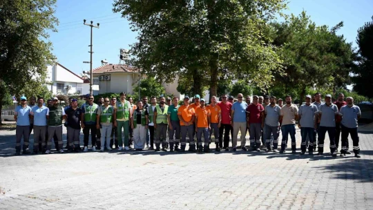 Kuşadası Belediyesi'nden Güzelçamlı'ya hizmet seferberliği