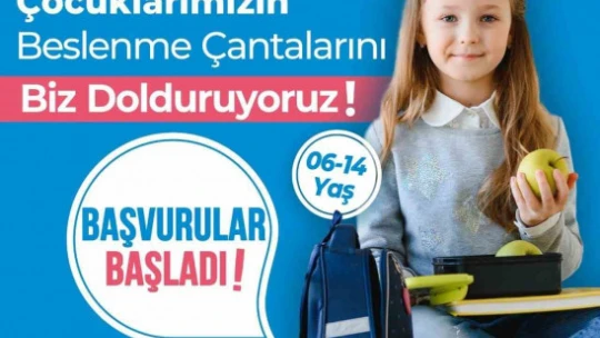 Kuşadası'nda beslenme çantası desteği için başvurular başladı