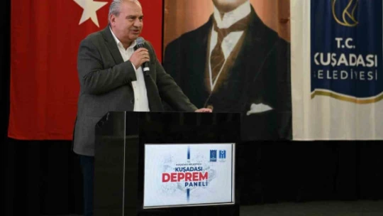 Kuşadası'nda deprem paneli düzenlendi
