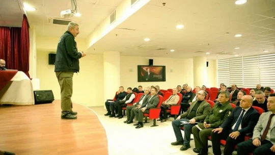 Kuşadası'nda deprem toplantısı gerçekleştirildi