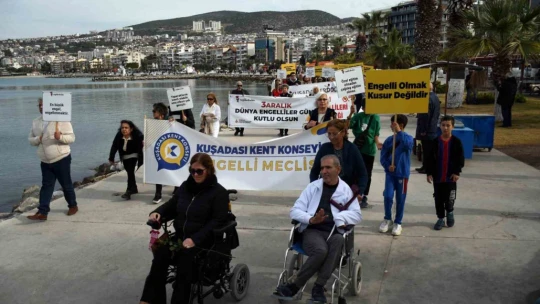 Kuşadası'nda Dünya Engelliler Günü kutlandı
