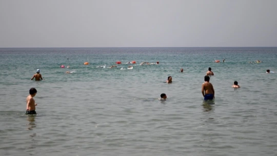 Kuşadası'nda kulaçlar Atatürk'ü anmak için atıldı