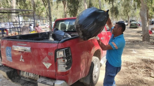Kuşadası'nda Kurban Bayramı tatilinin ilk 5 gününde 1645 ton çöp toplandı
