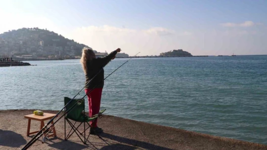 Kuşadası'nda ocak ayında bahar havası