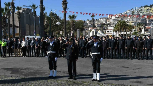 Kuşadası'nda Türk Polis Teşkilatı'nın 179'uncu kuruluş yıl dönümü kutlandı