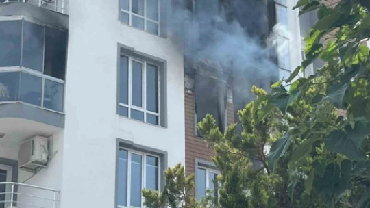 Kuşadası'nda yangın paniği