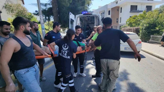 Kuşadası'ndaki kazada motosiklet sürücüsü yaralandı