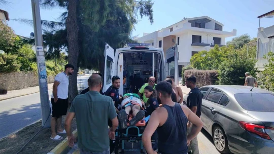 Kuşadası'ndaki kazada motosiklet sürücüsü yaralandı