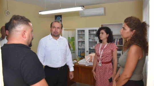 Kuşadası'ndaki sağlık çalışmaları yerinde incelendi