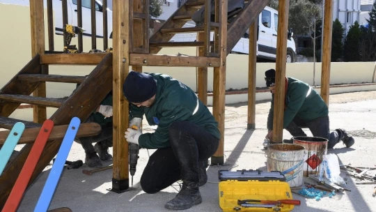 Kuşadası'nın yeşil alan miktarı her geçen gün artıyor