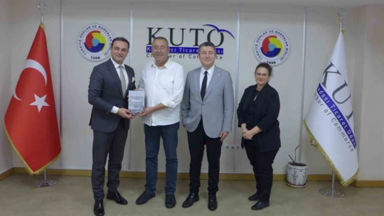 KUTO Başkanı Akdaoğan, Aydınlı banka müdürünü ağırladı