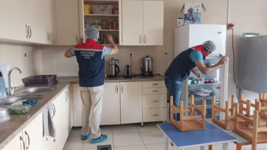 Kuyucak'ta okul kantinleri ve anaokulları yemekhaneleri denetlendi