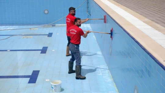 Kuyucak'ta yüzme havuzları yaz sezonuna hazırlanıyor