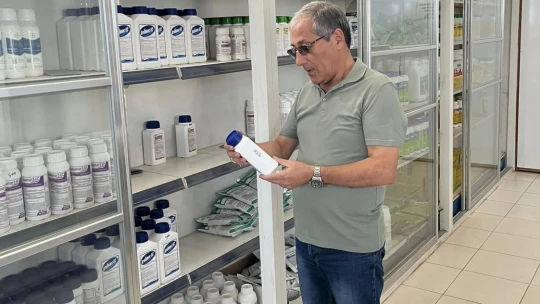 Kuyucak'ta zirai ilaç ve gübre bayileri denetlendi