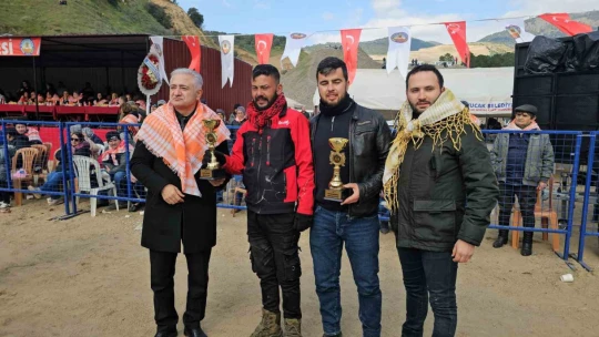 Kuyucak'taki deve güreşlerini 15 bin kişi izledi