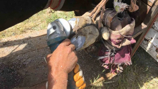 Mahalle mahalle gezip tırnak bakımı yapıyor