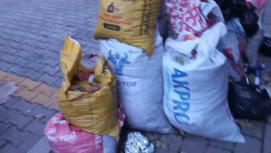 Mahalle sakinlerinin 'çöp' tepkisi
