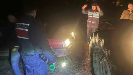 Mahsur kalan şahıs jandarma ekiplerince kurtarıldı
