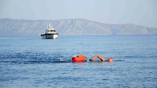 Master yüzücüler 38,5 kilometre kulaç atacak