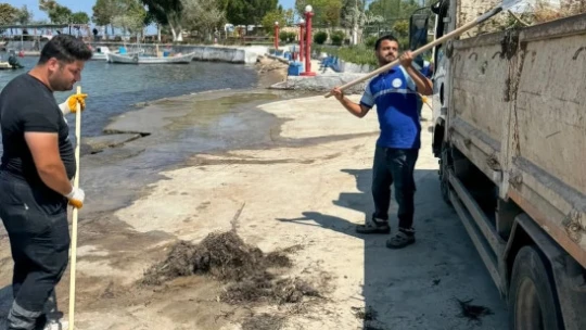 Mavişehir sahili temizlendi