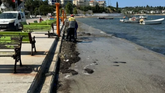 Mavişehir sahili temizlendi