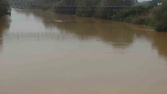Menderes Nehri'ndeki su seviyesi eski haline geri döndü