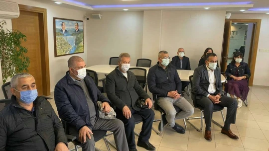 Alıcık'tan, Özmen'e hayırlı olsun ziyareti