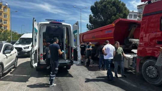 Milas'ta tır kazası: 1 yaralı