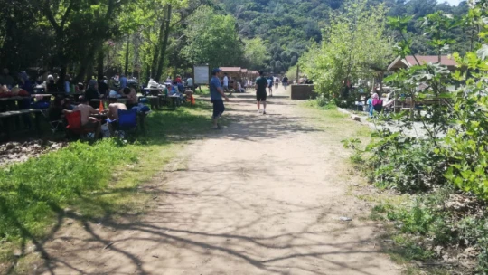 Milli Park'ta manzara, bayram tatilinde de değişmedi