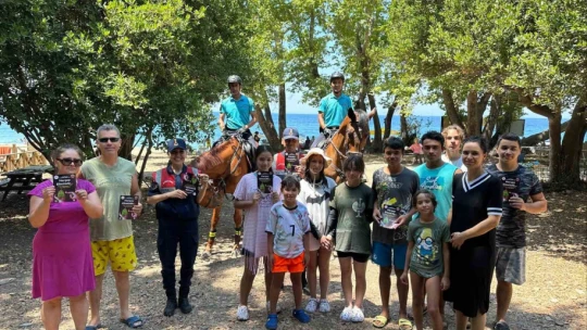 Milli Park'ta vatandaşlar yangınlara karşı bilgilendirildi