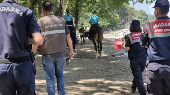 Milli Park'ta ziyaretçiler çevre konusunda bilgilendirildi