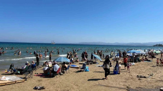 Milli parkta hafta sonu yoğunluğu