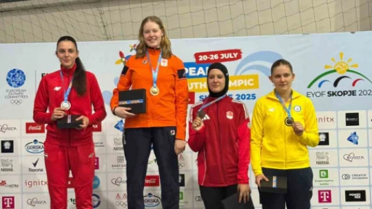 Milli sporcu Elifnaz, yaz olimpiyatlarında Aydın'ı gururlandırdı
