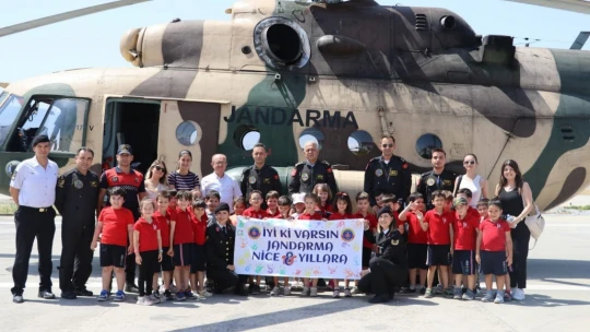 Minik öğrencilere jandarma tanıtıldı