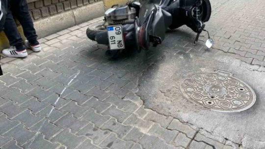 Motosiklet ile bisiklet çarpıştı: 2 yaralı