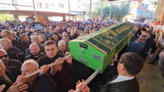 Motosiklet kazasında ölen Öğünçlü, son yolculuğuna uğurlandı