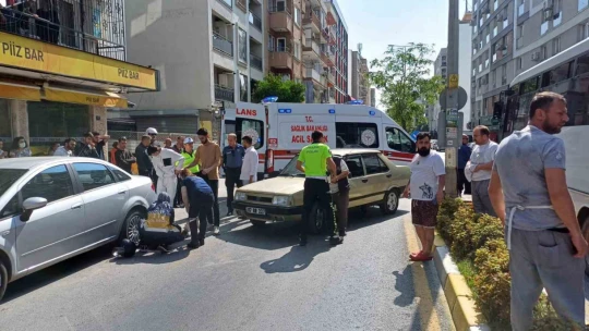 Motosikletle otomobil çarpıştı: 1 yaralı