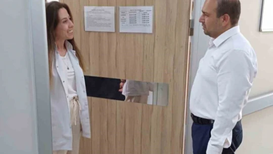 Müdür Şenkul, Çine'deki sağlık hizmetlerini yerinde inceledi