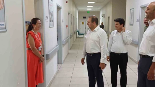 Müdür Şenkul, Çine'deki sağlık hizmetlerini yerinde inceledi