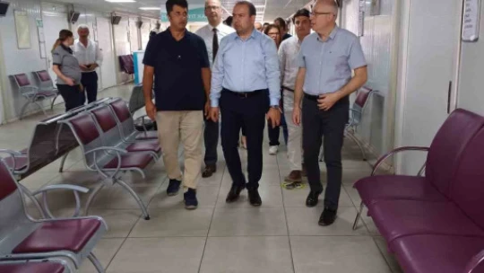 Müdür Şenkul, sağlık hizmetlerini yerinde inceledi