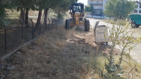 Muhtardan mahallede yangın tedbiri