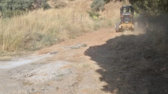 Muhtardan mahallede yangın tedbiri