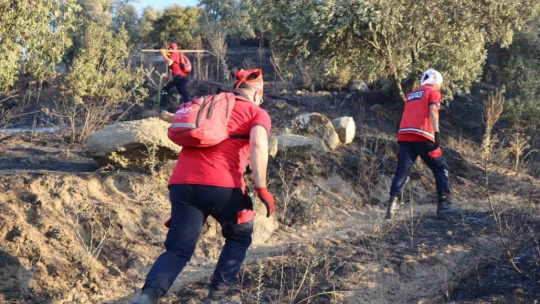 NAFAD bölgedeki yangınlarda aktif görev alıyor